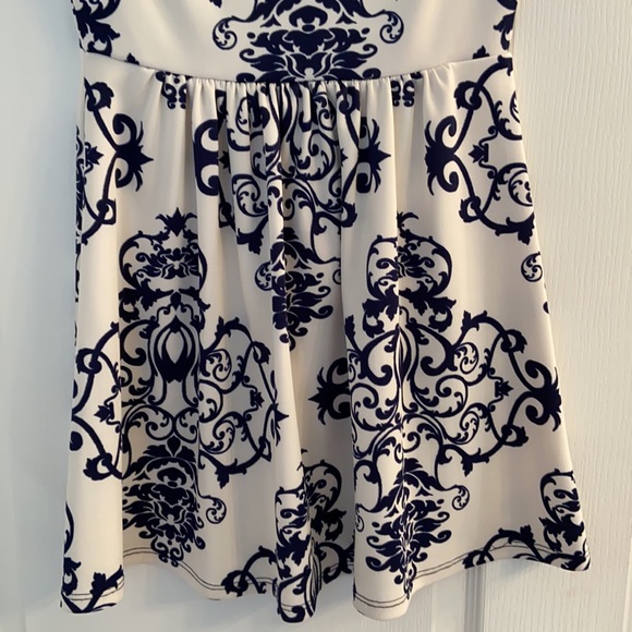 Navy & White Dress - Picture 3 of 6